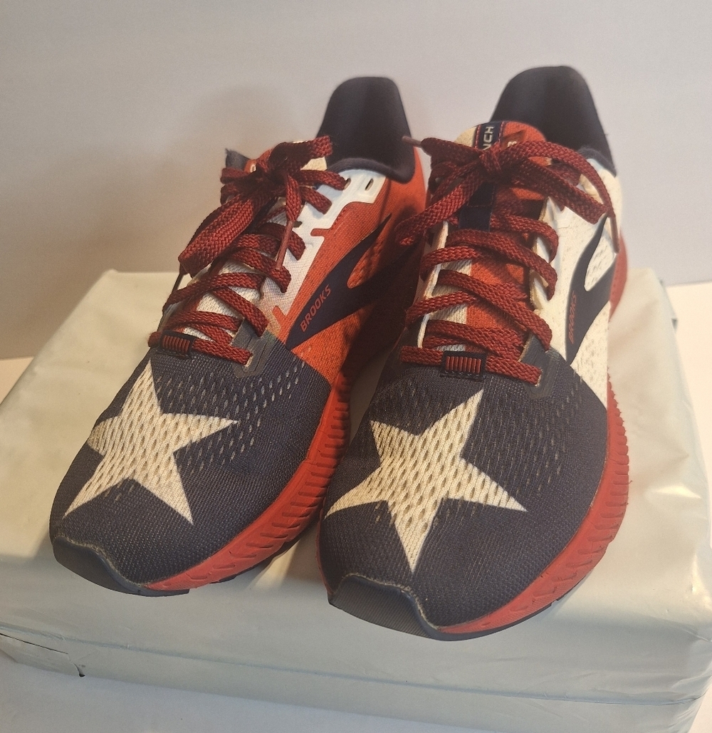 Brooks Launch 8 Texas Flag  Women's Sneakers Shoes Size 8